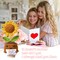 Gifts for Mom Mothers Day: from Daughter Son Kids Mini Gifts for Mom Mama Handmade Crochet Cute Small Sunflowe Doll Gift Christmas Birthday Present Idea for Mother Knitted Decor 6.69 x 2.75inch